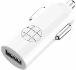 budi LED car charger Budi 1x USB, 2.4A (white) (062)