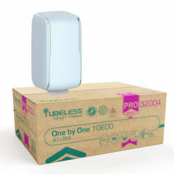 Tubeless hajtogatott toalettpapír adagoló 1 db + 2 karton TUB3200 (TUBELESS16003-TUB32004)