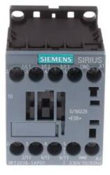 Siemens Kontaktor (mágneskapcsoló) 4kW/400VAC-3 3Z 230V50Hz 1z csavaros 22A/AC-1/400V SIRIUS SIEMENS (3RT2016-1AP01)