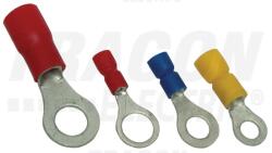TRACON Szemes saru 1, 5mm2 3M/csavar gyűrűs-alakú PVC piros réz ónozott TRACON (PSZ3)