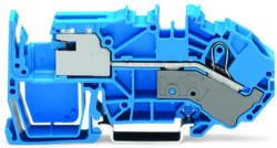 WAGO Nullbontó sorkapocs 76A 250V rugószorításos/ rugószorításos kék 0.5-25mm2/sokerű WAGO (2016-7714)