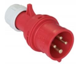 PCE Ipari dugvilla lengő fázisfordító 3P+E fázisfordító 32A 4P 400V(50+60Hz) piros IP44 Shark PCE (7024-6)