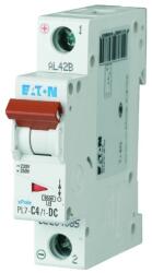 Eaton Kismegszakító 1P 4A C-jelleg 48V DC 10kA/60898 PL7-C4/1-DC EATON (264885)