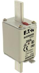 Eaton NH biztosítóbetét NH1 200A gL/gG 500V AC 120kA kombikijelző-kioldásjelzéssel Bussmann EATON (200NHG1B)