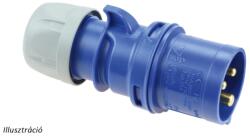 PCE Ipari dugvilla lengő 3P+E 16A 4P 230V(50+60Hz) kék IP44 műanyag csavaros 9h-pozíció Shark PCE (014-9)