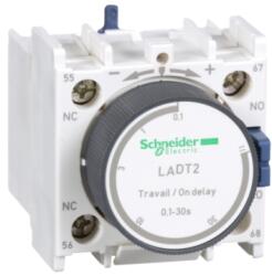 Schneider Electric Időzítőblokk LC1D/F-hez meghúzáskésleltetésű 0.1-30s 1z 1ny TeSys LAD-T Schneider (LADT2)