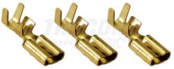 TRACON Csúszósaru 19, 5mm hüvely szigeteletlen 24A lapos 6, 3x0, 8 mm réz 1-2, 5mm2 TRACON (CSH6)