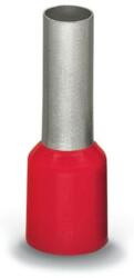 TRACON Érvéghüvely DIN-VDE szigetelt normál 1.5mm2 10mm piros TRACON (E114)
