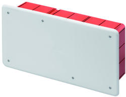 Gewiss Süllyesztett kötő-/szerelvénydoboz DIN-sínnel téglalap 294mmx 152mmx műanyag piros GEWISS (GW48007)