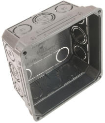 Dietzel Süllyesztett kötődoboz négyzetes 150mmx 150mmx fekete műanyag AKU150 Dietzel (020926)