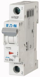 Eaton Kismegszakító 1P 16A B-jelleg 230V AC 6kA/60898 PL6-B16/1 EATON (M286521)