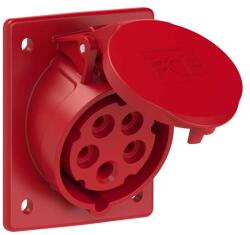 PCE Ipari design dugalj süllyesztett 3P+N+E süllyesztett CEE 16A-táp 5-pólus 400V(50+60Hz) piros PCE (PCEL885-6v)