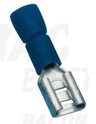 TRACON Csúszósaru 22, 1mm hüvely részlegesen szigetelt 32A kék lapos 6, 3x0, 8 mm réz 1, 5-4mm2 TRACON (KCSH6)