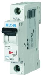 Eaton Kismegszakító 1P 40A C-jelleg 230V AC 10kA/60898 PL7-C40/1 EATON (262708)