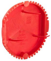 Vakolófedél átm. 65mm, piros DUNSZT (D-6031)