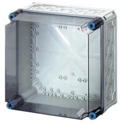HENSEL Üres elosztószekrény magasított műanyag 300mmx 300mmx 214mm IP65 átlátszófedlél Mi 70210 Hensel (2000002)