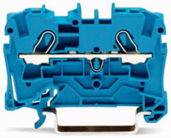 WAGO Átvezető sorkapocs 1-szintes 32A 0.75-2.5mm2/érvéghüvely kék rugószorításos/ rugószorításos WAGO (2004-1204)