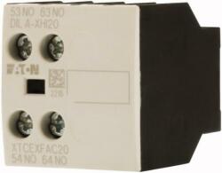Eaton Segédérintkező blokk kontaktorhoz előlapra rádugható 2-z 4A/AC15/230V csavaros DILA-XHI20 EATON (M276422)