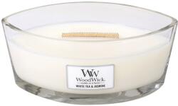 WoodWick White Tea & Jasmine lumânare parfumată cu fitil de lemn 453, 6 g
