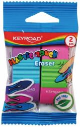 Keyroad Radír, PVC mentes 2 db/bliszter Keyroad Elastic Touch vegyes színek (KR971314)
