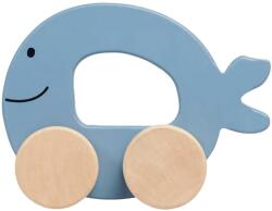 Jollein Jucărie din lemn pentru copii Jollein - Cărucior, Sea Animal Blue (112-001-66024)