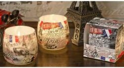Bartek Candles Gyertya üvegben illatos 20' Prága-Róma-Párizs-London, 100g Bartek (SDPAGYETJ00003)