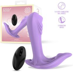 Engily Ross Donnyel Panty Vibrator with G-Spot Ball & Remote Control Purple Vibrator