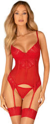 Obsessive Ingridia Corset & Thong Red XS/S