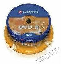 Verbatim DVDV-16B25 DVD-R cake box DVD lemez 25db/csomag - digitalko