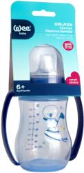 Wee Baby Cană de tranziție cu mânere Wee Baby - Galaxy, PP, 250 ml, albastru (754)