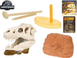 MIKRO Set Jurassic World, sculptați un craniu de dinozaur cu o bază (MI34722)