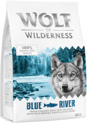 Wolf of Wilderness 400g Wolf Of Wilderness Blue River lazac száraz kutyatáp