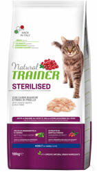 Natural Trainer 10kg Natural Trainer Sterilised lazac száraz macskatáp