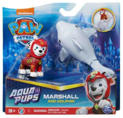 Spin Master Mancs Őrjárat Aqua Pups hősök - Marshall és Dolphin játékfigura (6066147_20140370)