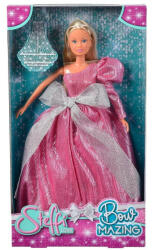 Simba Toys Steffi Love BowMazing - Steffi baba rózsaszín estélyi ruhában (105733639)