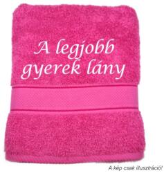 Jázmin Hímzett törölköző A legjobb gyerek felirattal (lányos) (TOR_30)