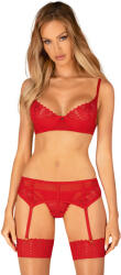 Obsessive Ingridia 3-pcs Set Red XS/S