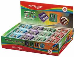 Keyroad Hegyező 2 lyukú fém 24 db/display Keyroad Metal Colourful vegyes (KR971868)