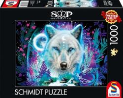 Schmidt Spiele 1000 db-os puzzle - Neon Arctic Wolf, Sheena Pike (58515) (58515)