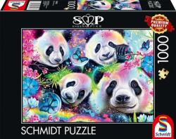 Schmidt Spiele 1000 db-os puzzle - Rainbow Pandas, Sheena Pike (58516) (58516)