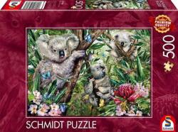 Schmidt Spiele 500 db-os puzzle - Cute Koala Family (59706) (59706)
