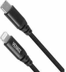 YENKEE YCU 631 USB-C lightning szinkronizáló és töltőkábel (YCU 631 BK)