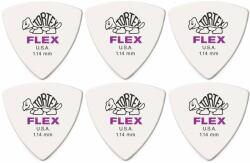 Dunlop 456R 1.14 Tortex Flex Triangle 6 Перце за китара (<![CDATA[456R114-6PACK-SET]]>)