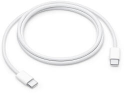 Apple iPhone 15, 15 Plus, 15 Pro, 15 Pro Max Type-C to TypeC 60W töltőkábel, adatkábel, fehér utángyártott (MUF72ZM/A)