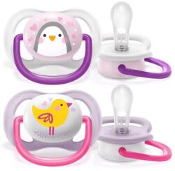Philips Avent SCF080/06 Ultra air játszócumi, 0-6 hó, 2 db (pingvin, madárka) (949374)