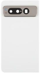 tel-szalk-19296933448 Google Pixel Fold Fehér Akkufedél hátlap - kamera lencse burkolati elem ragasztóval (tel-szalk-19296933448)
