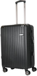 HaChi Memphis fekete 4 kerekű közepes bőrönd (Memphis-M-fekete)
