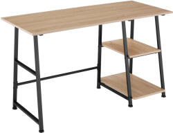 tectake 404697 paisley íróasztal 120x50x73.5cm - könnyű fa, tölgy sonoma