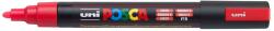 uni Marker Uni PC-5M Posca 1.8-2.5mm , Rosu fluorescent (M1457)