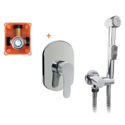 Mereo Mereo, Rejtett csaptelep bidé zuhannyal, Zuna, MER-CB60105ZBS (MER-CB60105ZBS)